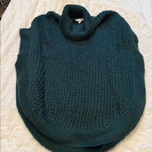 LC Lauren Conrad Dark Green Cowl Neck Sweater
